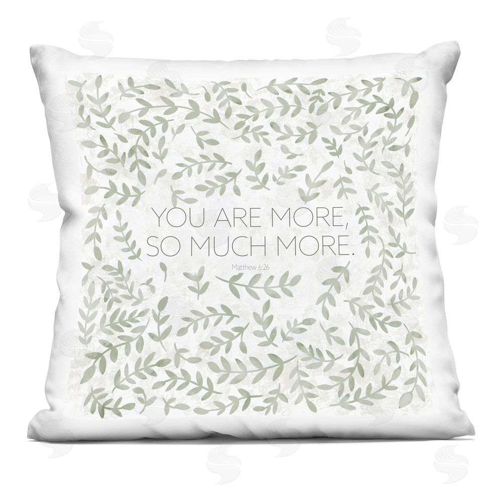 SD Graphics Studio So Much More Proverb Printed Throw Pillow