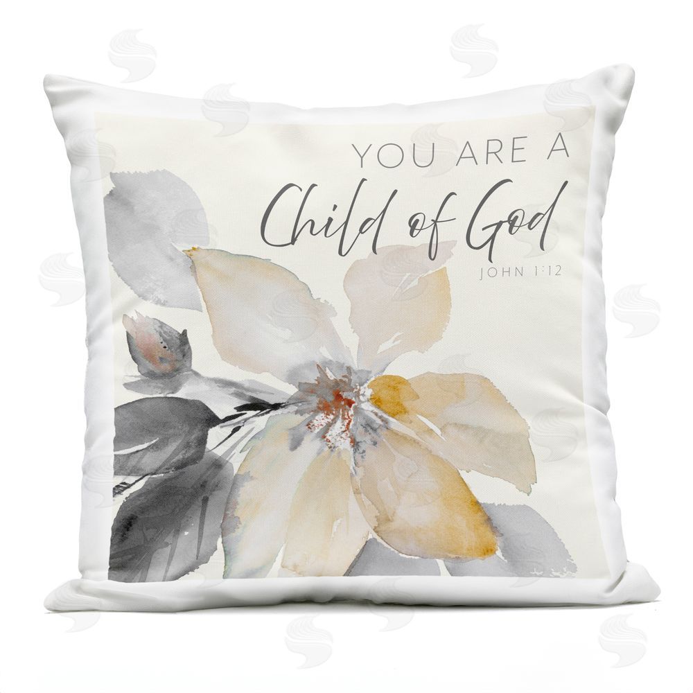 Lanie Loreth You Are A Child Of God Outdoor Printed Throw Pillow