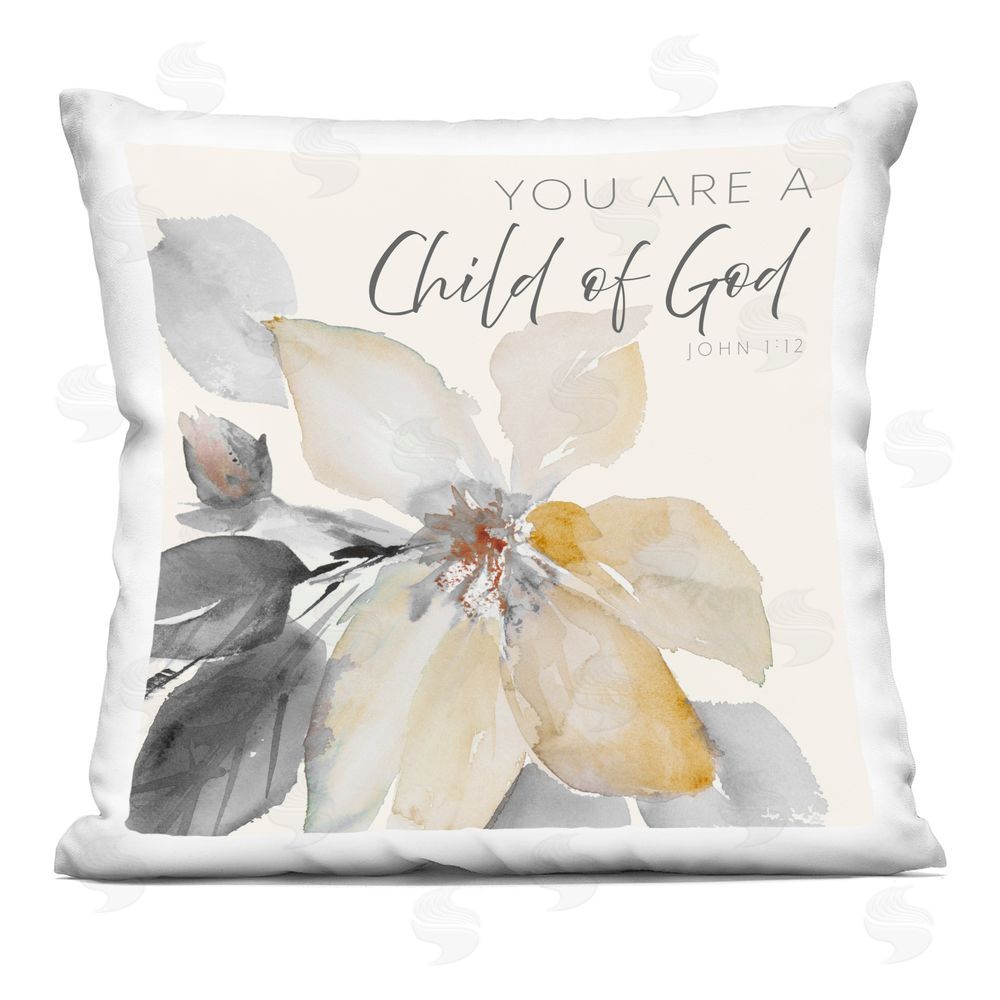 Lanie Loreth You Are A Child Of God Printed Throw Pillow