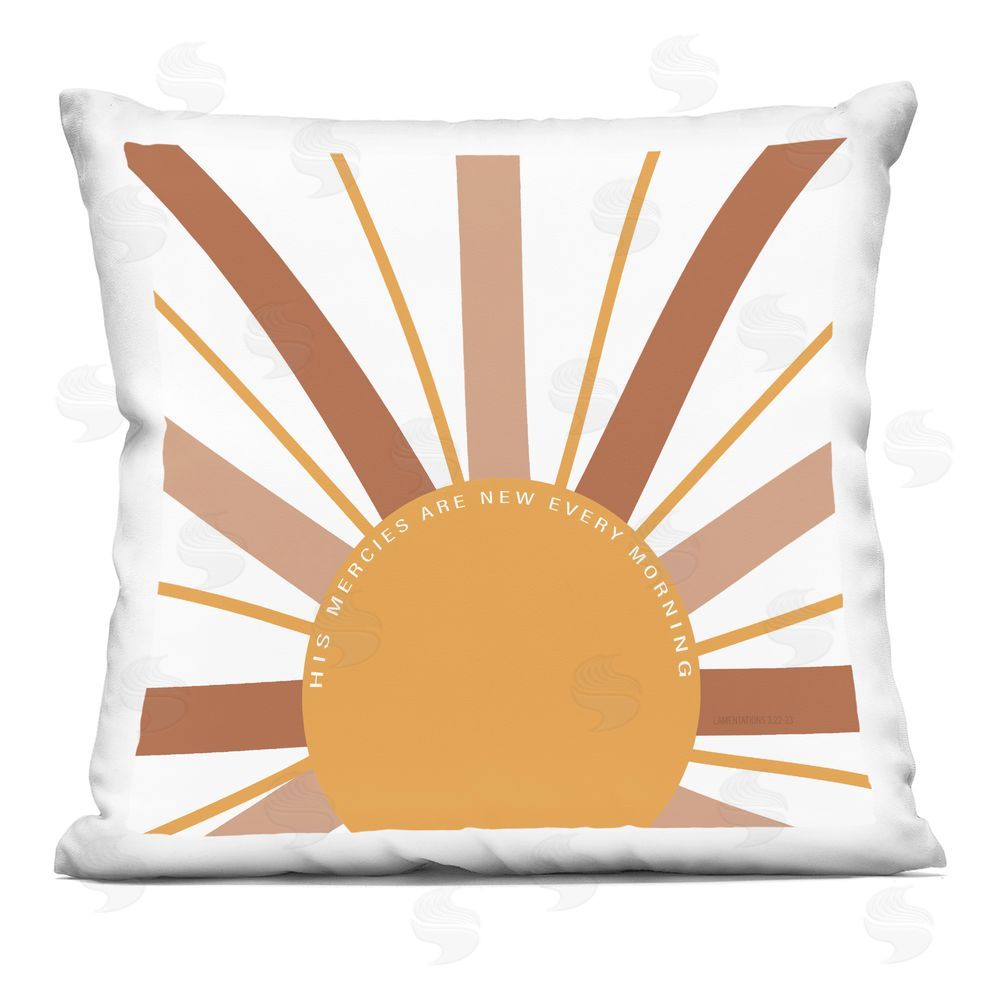 SD Graphics Studio His Mercies Every Morning Printed Throw Pillow