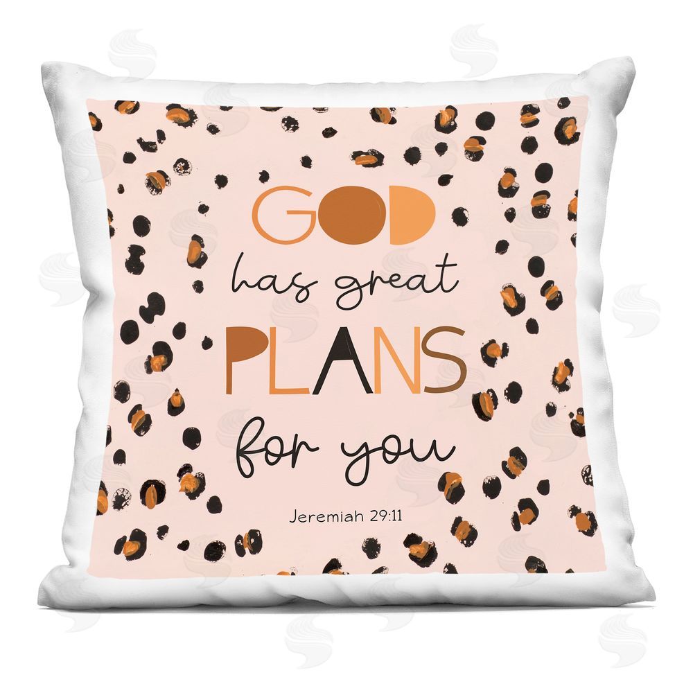 Patricia Pinto God Has Plans For You Printed Throw Pillow