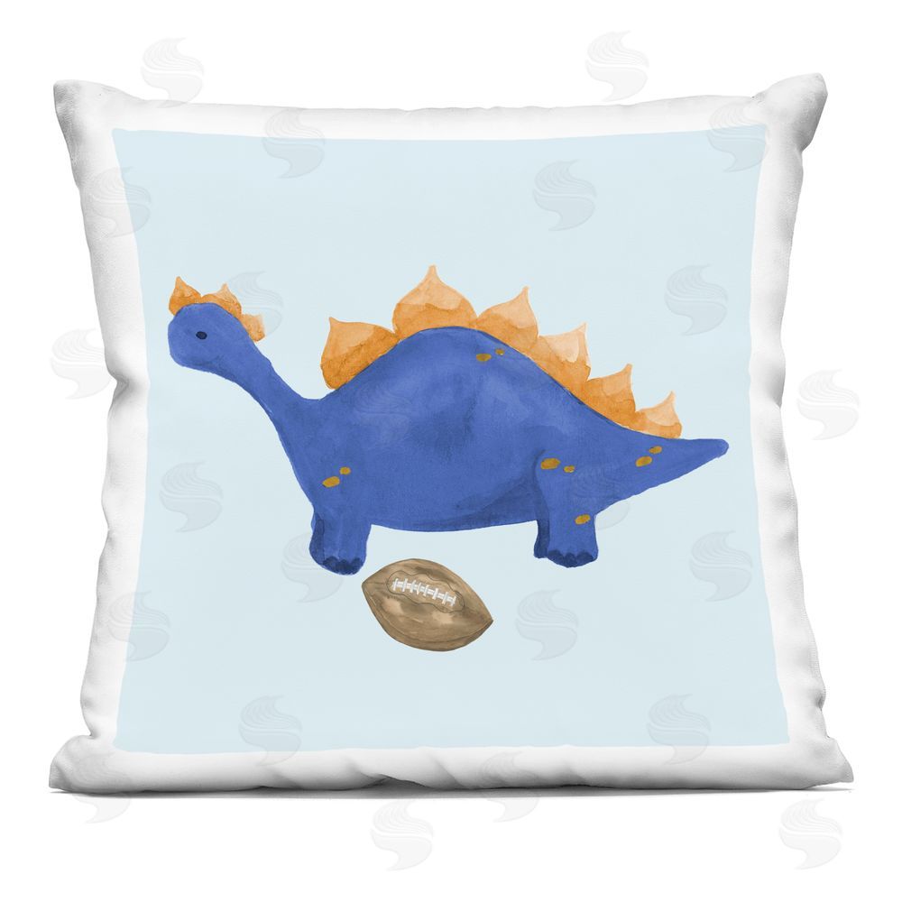 Lucille Price Sporty Baby Dino Printed Throw Pillow