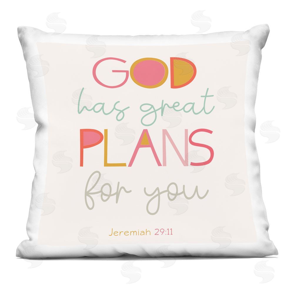 SD Graphics Studio God's Plans For You Printed Throw Pillow