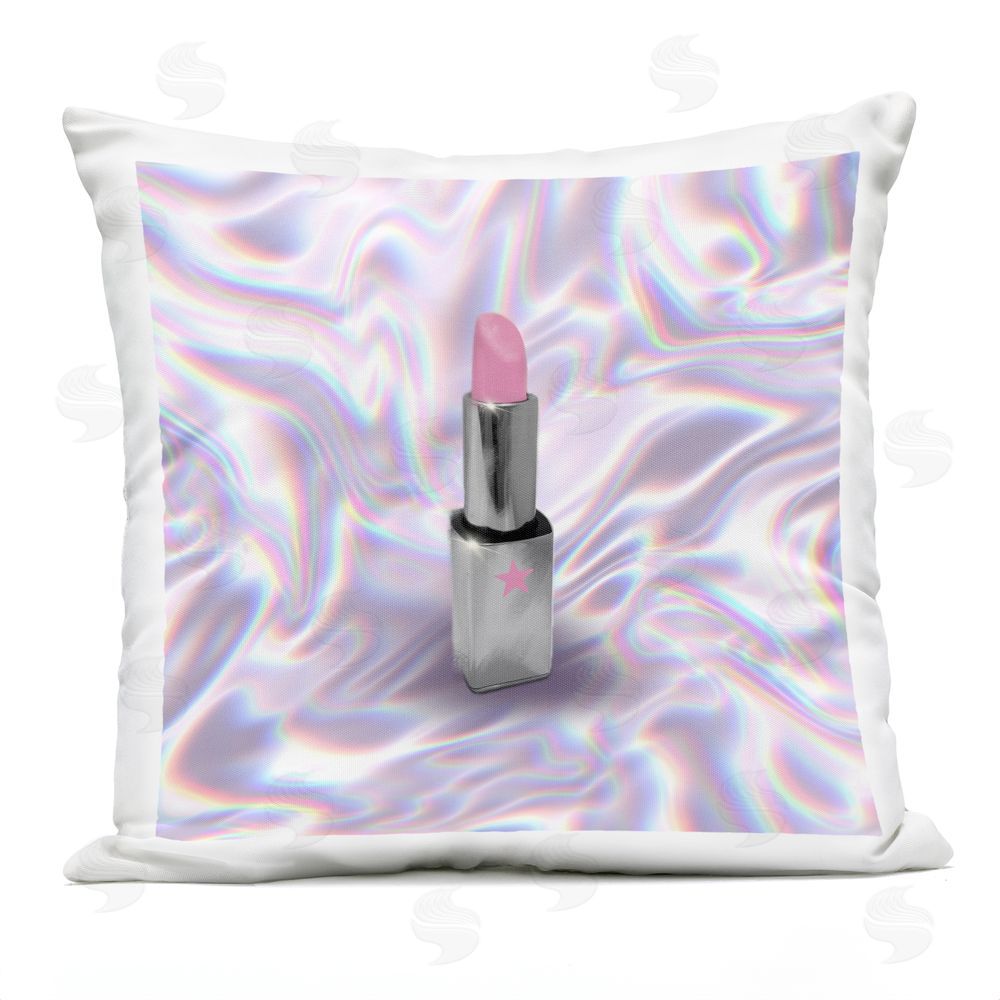 Matthew Piotrowicz Iridescent Icon Lipstick Outdoor Quick-Dry Polyester Square Throw Pillow