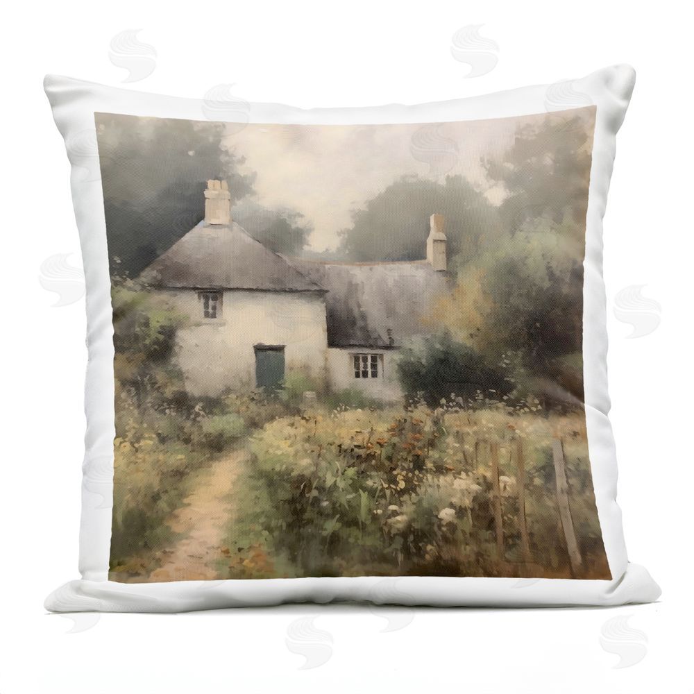 Creative Studio Cottage Comfort in Summer Garden Outdoor Square Printed Throw Pillow