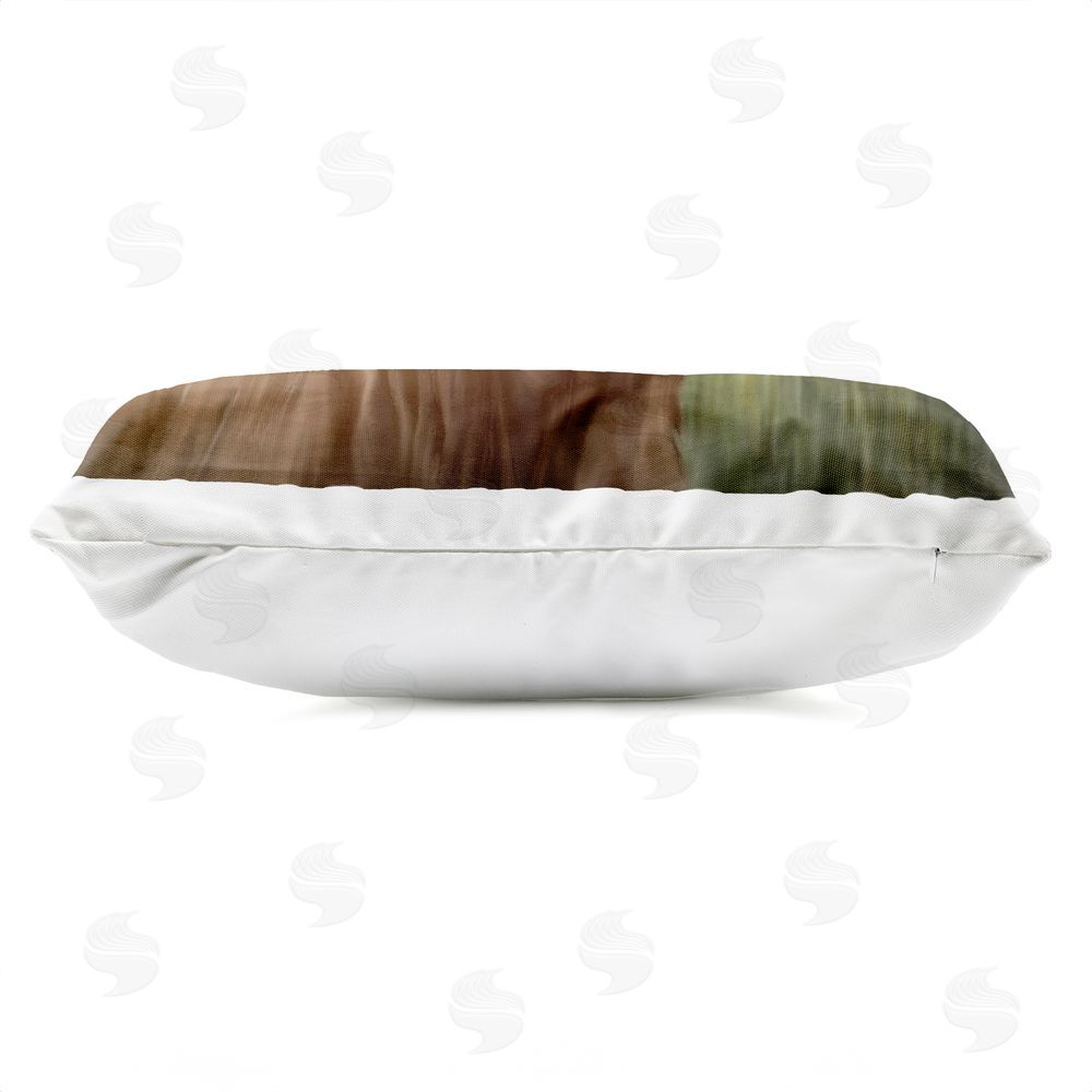 Matthew Piotrowicz Scottish Highland Cattle Landscape Outdoor Quick-Dry Polyester Lumbar Pillow Zipper Detail