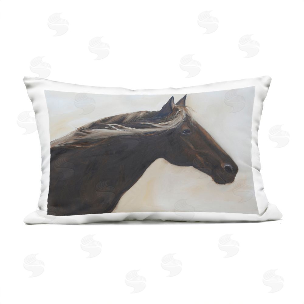 Jadei Graphics The Mare In Profile Outdoor Quick-Dry Polyester Lumbar Pillow