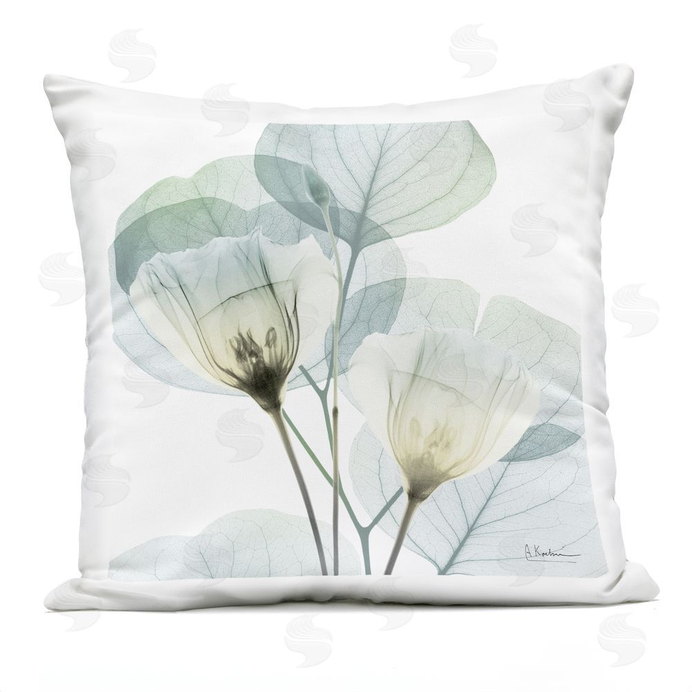 Albert Koetsier Divine Fate Flower Leaves Outdoor Quick-Dry Polyester Square Throw Pillow