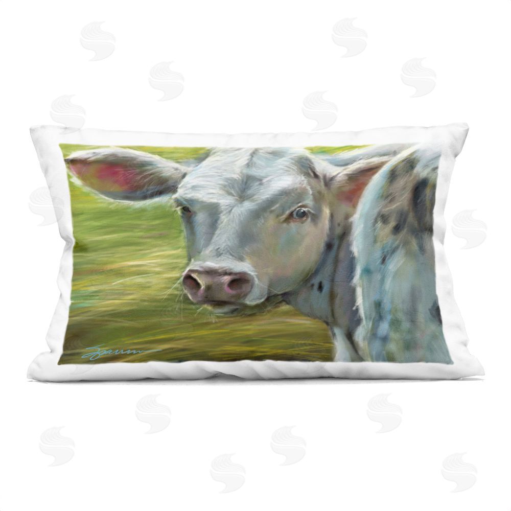 Mary Sparrow Baby Bessie Portrait Rectugular Printed Throw Pillow
