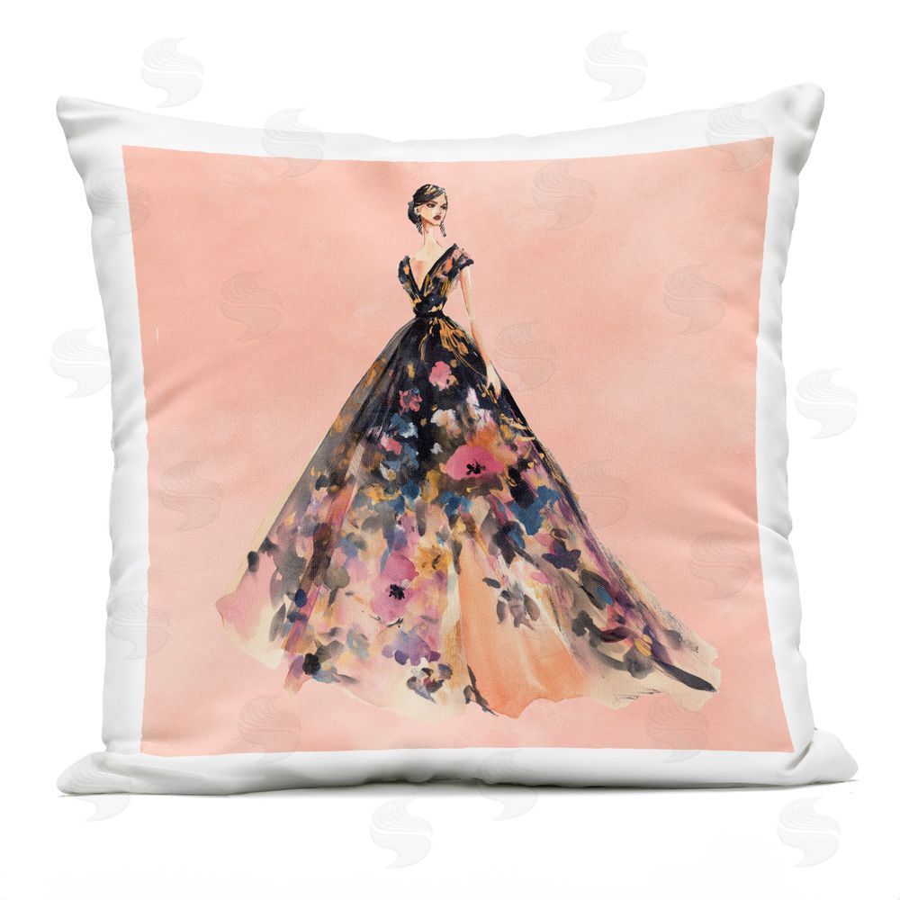 Svetlana Aleynikova Rose Gold Night Outdoor Quick-Dry Polyester Square Throw Pillow