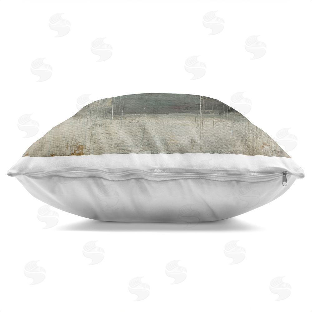 Svetlana Aleynikova Lion's Seat on Vintage Sofa Indoor Plush Polyester Square Throw Pillow Zipper Detail