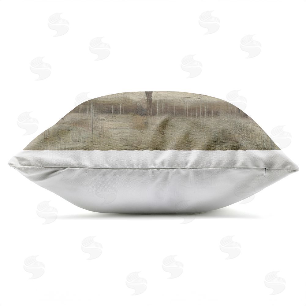 Svetlana Aleynikova Cow Comfort on Vintage Settee Outdoor Quick-Dry Polyester Square Throw Pillow Zipper Detail