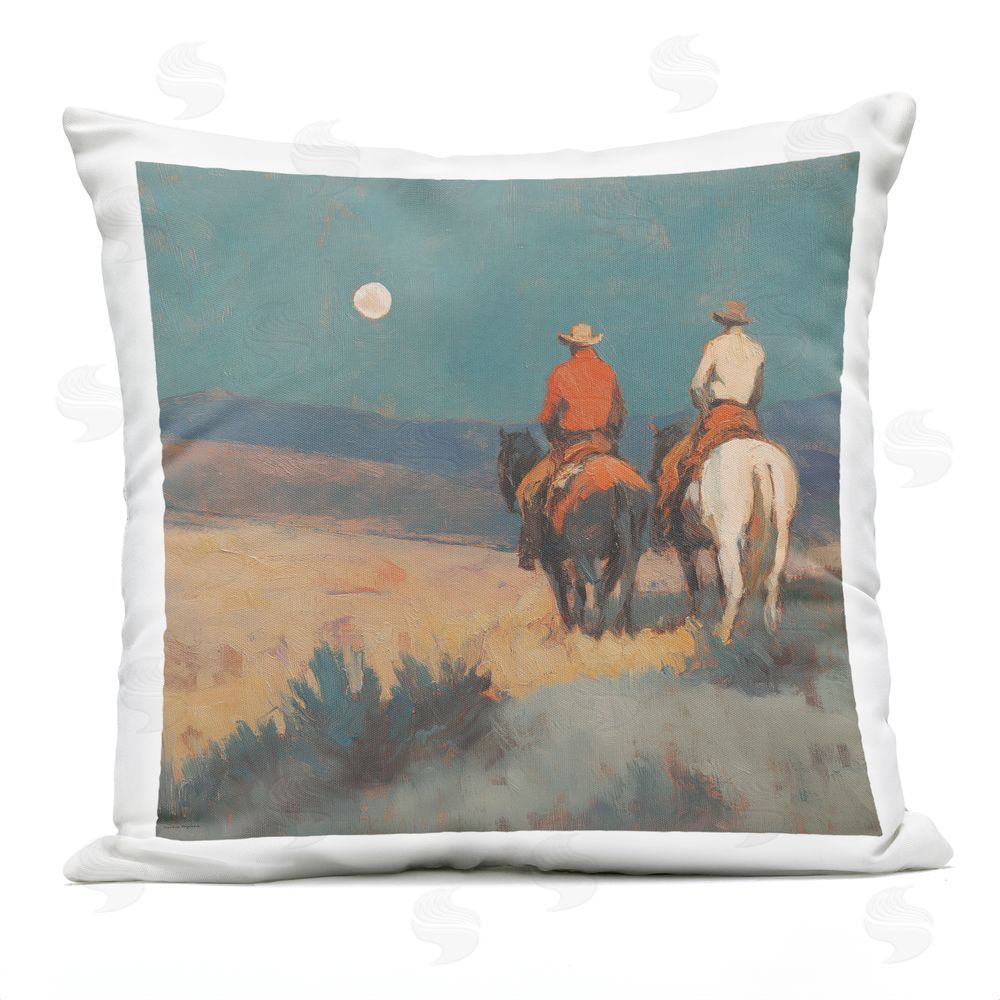 Svetlana Aleynikova Partners In The West Outdoor Quick-Dry Polyester Square Throw Pillow