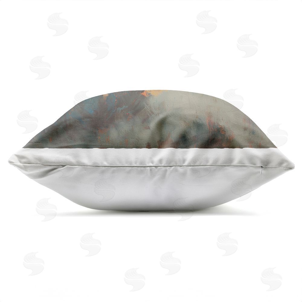 Svetlana Aleynikova Partners In The West Outdoor Quick-Dry Polyester Square Throw Pillow Zipper Detail