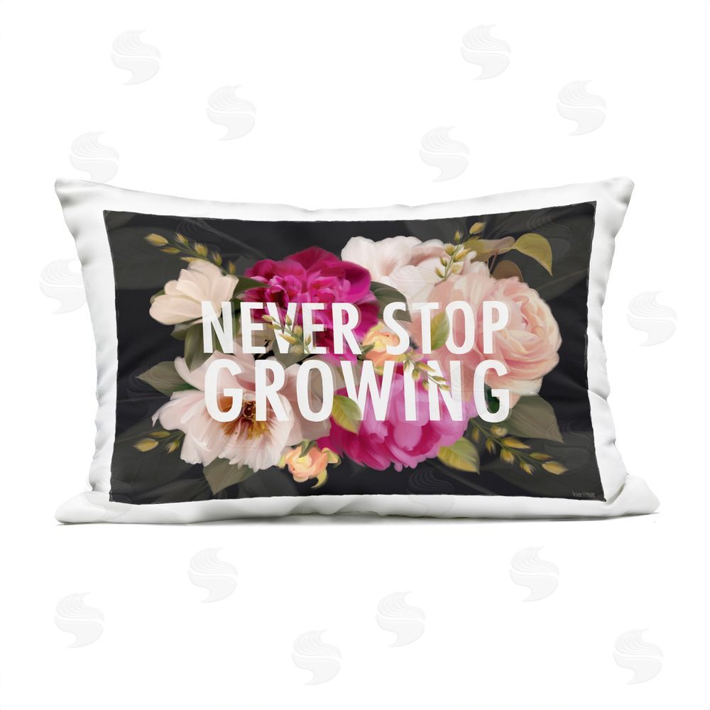 House Fenway Never Stop Growing Blooms Outdoor Quick-Dry Polyester Lumbar Pillow