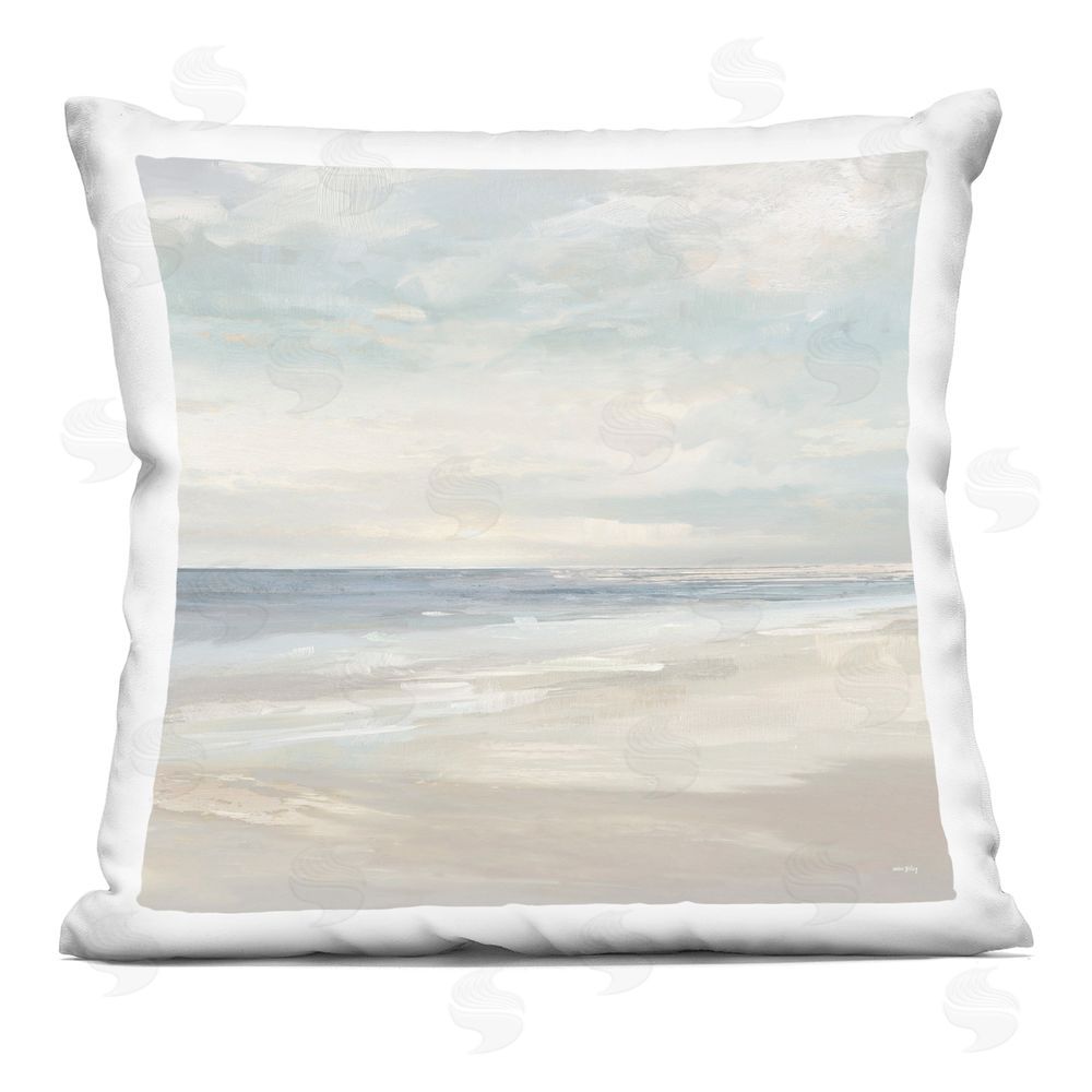 Amber Sterling The Quiet Edge Indoor Plush Polyester Square Throw Pillow