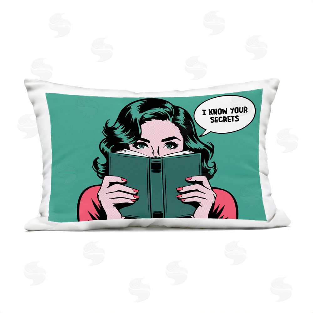 Andreas Magnusson Know Your Secrets Outdoor Quick-Dry Polyester Lumbar Pillow