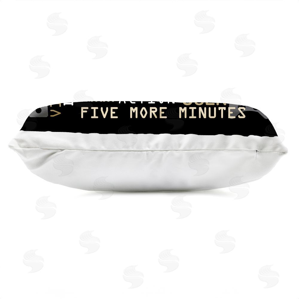 Kim Allen Game On Gamer Typography Outdoor Quick-Dry Polyester Lumbar Pillow Zipper Detail