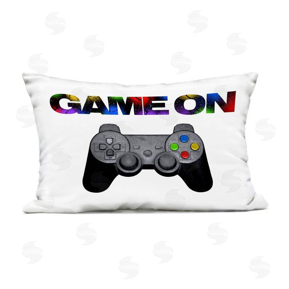 Marcus Prime Controller Game On Splatter Outdoor Quick-Dry Polyester Lumbar Pillow