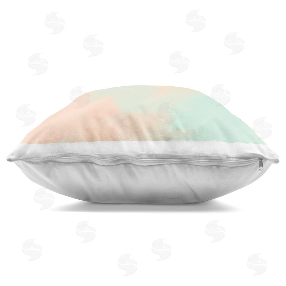 Imagine It Images Pastel Sunglasses with Reflection Indoor Plush Polyester Square Throw Pillow Zipper Detail