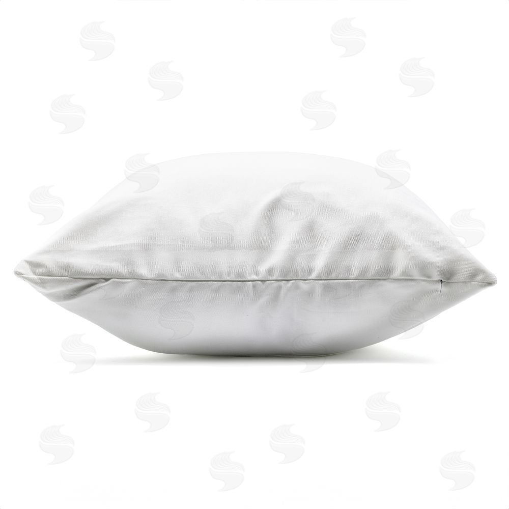 Allyson Norris ABC Construction Crane Outdoor Quick-Dry Polyester Square Throw Pillow Zipper Detail