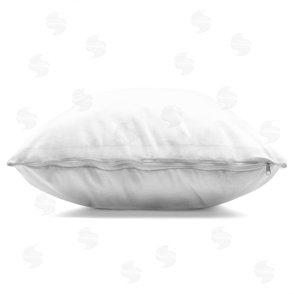 Allyson Norris ABC Construction Crane Indoor Plush Polyester Square Throw Pillow Zipper Detail