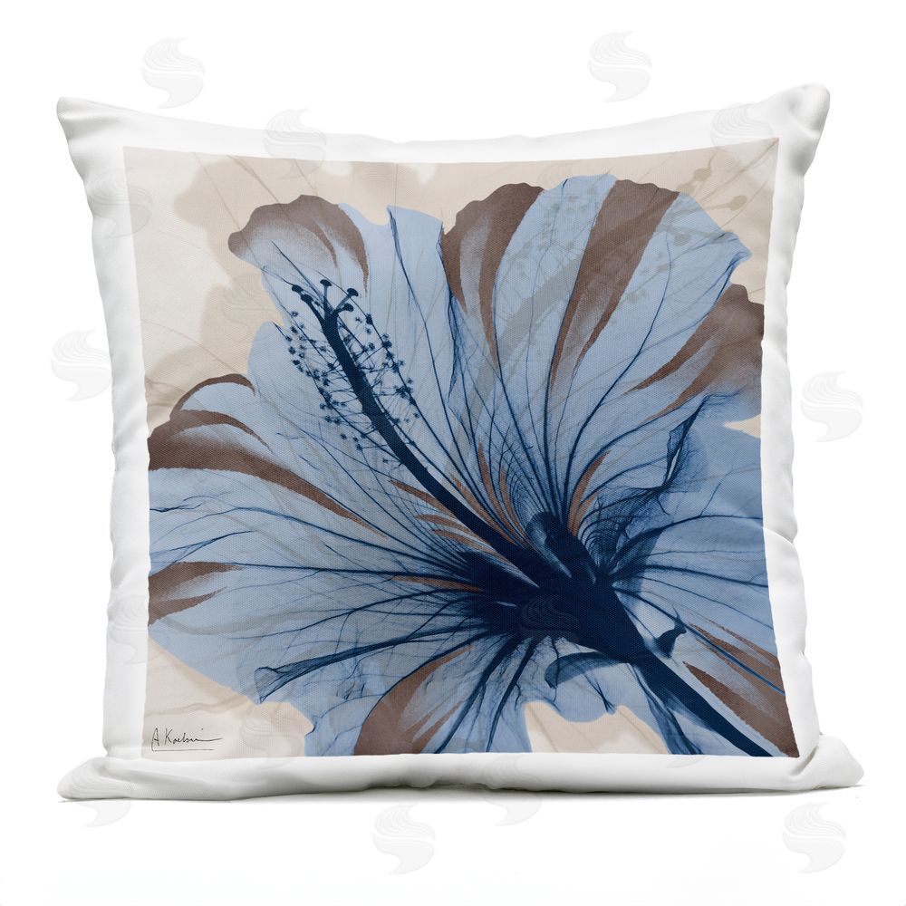 Albert Koetsier Sapphire Change Bloom Outdoor Quick-Dry Polyester Square Throw Pillow