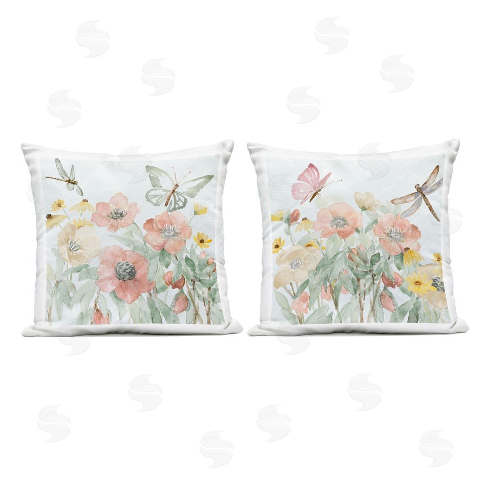 Lanie Loreth Garden Joy Creatures Outdoor Printed Throw Pillow