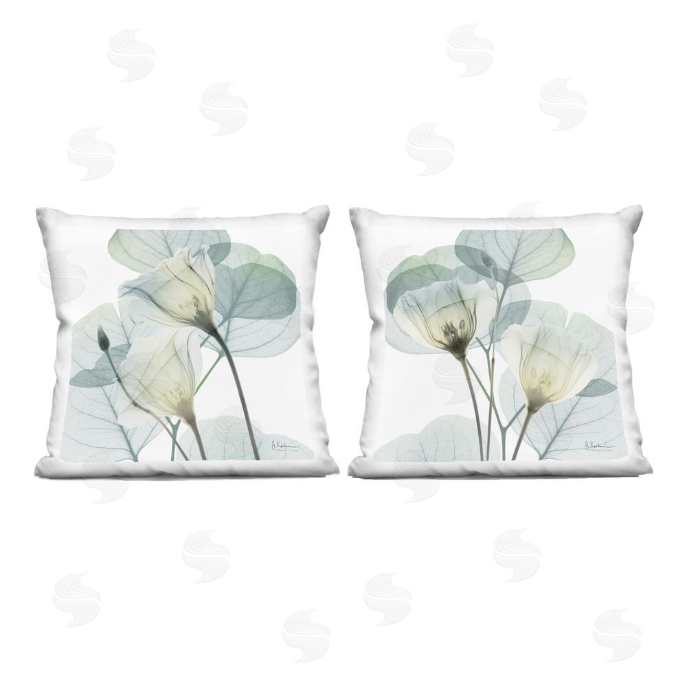 Albert Koetsier Divine Fate Flowers Indoor Plush Polyester Square Throw Pillow
