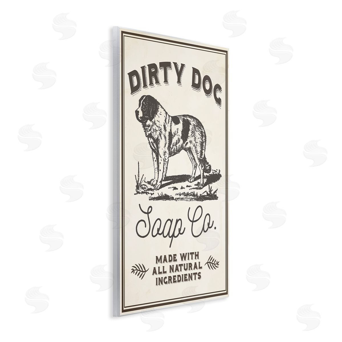 Dirty Dog Soap Vintage Sign Wood Plaque Wall Art, Home Decor by Stupell Studio
