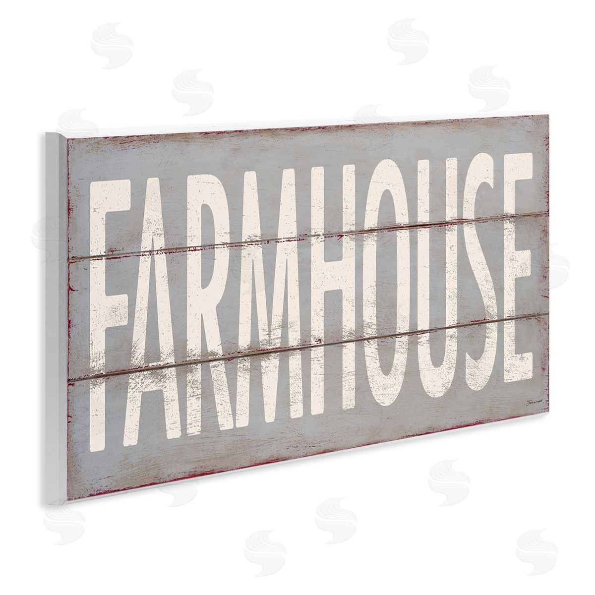 Farmhouse Rustic Planked Design Wood Plaque Wall Art, Home Decor by Stephanie Workman Marrott