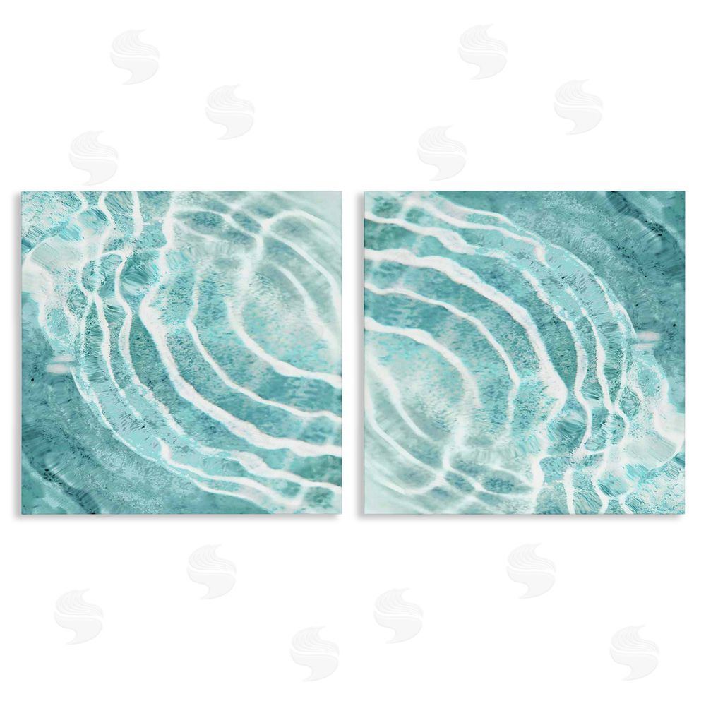 Maggie Olsen Calm Blue Water Ripples Clear Tropical Lake Canvas Wall Art Print