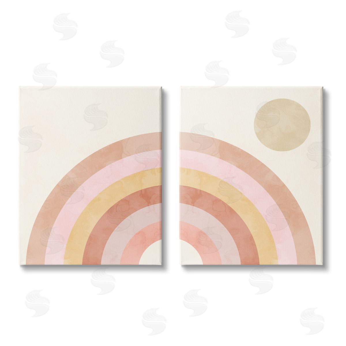 Stupell Studio Sun Bleached Desert Rainbow Canvas Wall Art Print