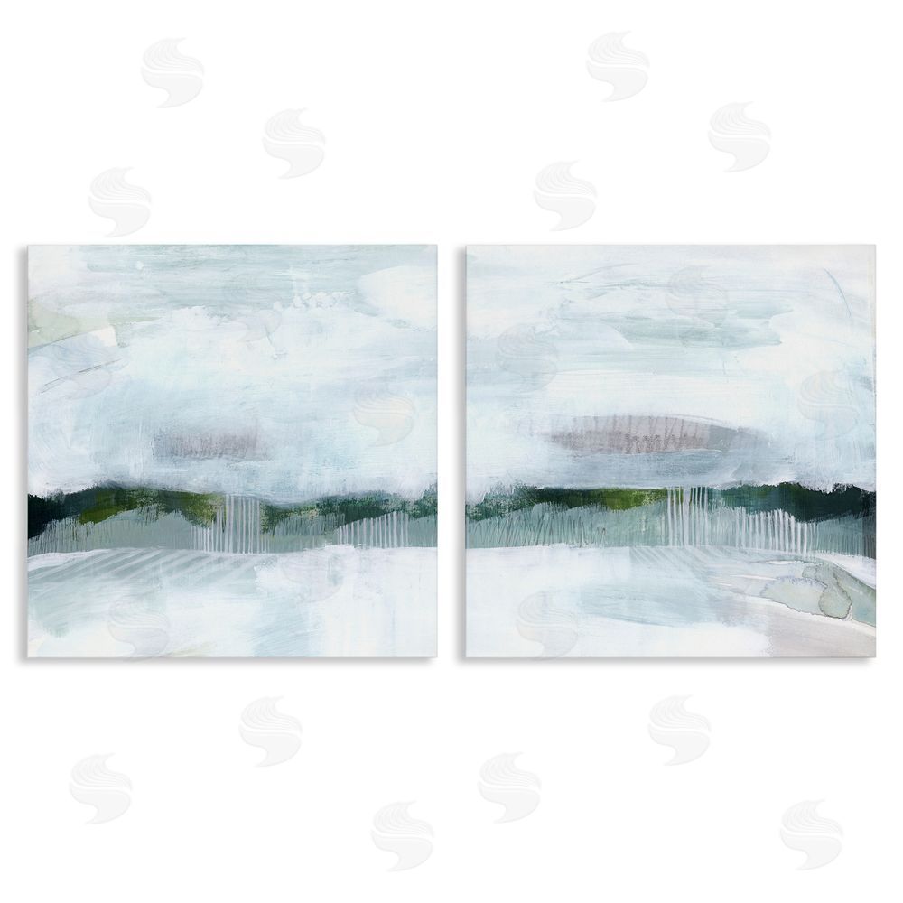Grace Popp Rainy Day Abstract Field Landscape Canvas Wall Art Print