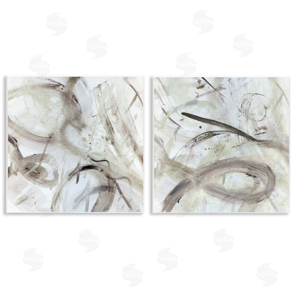 Susan Jill Modern Neutral Tones Abstract Wooden Wall Plaque Art Print