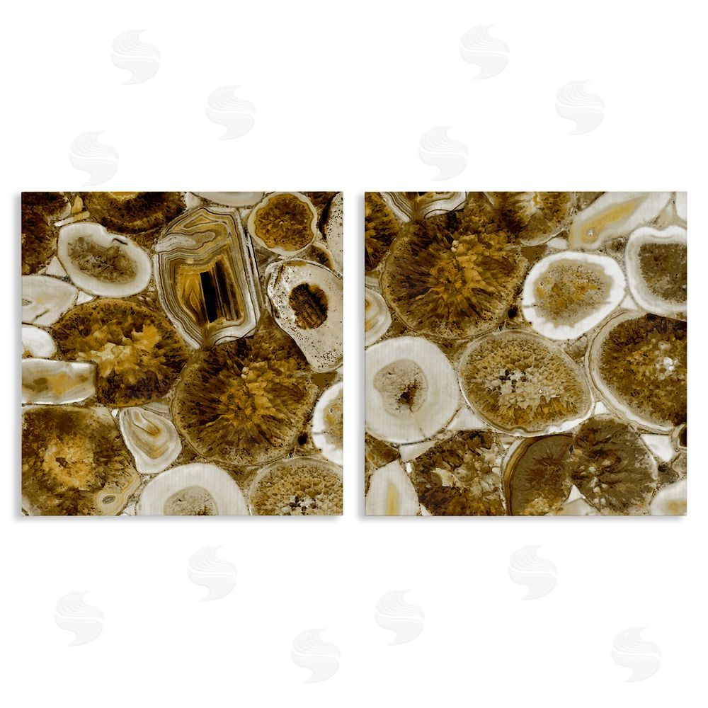 Danielle Carson Abstract Geodes Mineral Nature Canvas Wall Art Print