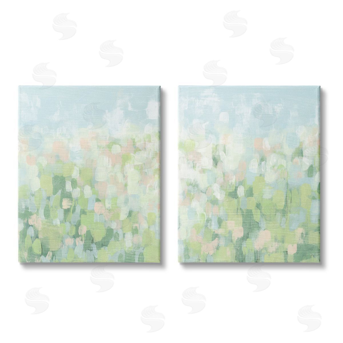 June Erica Vess Abstract Meadow Landscape Canvas Wall Art Print