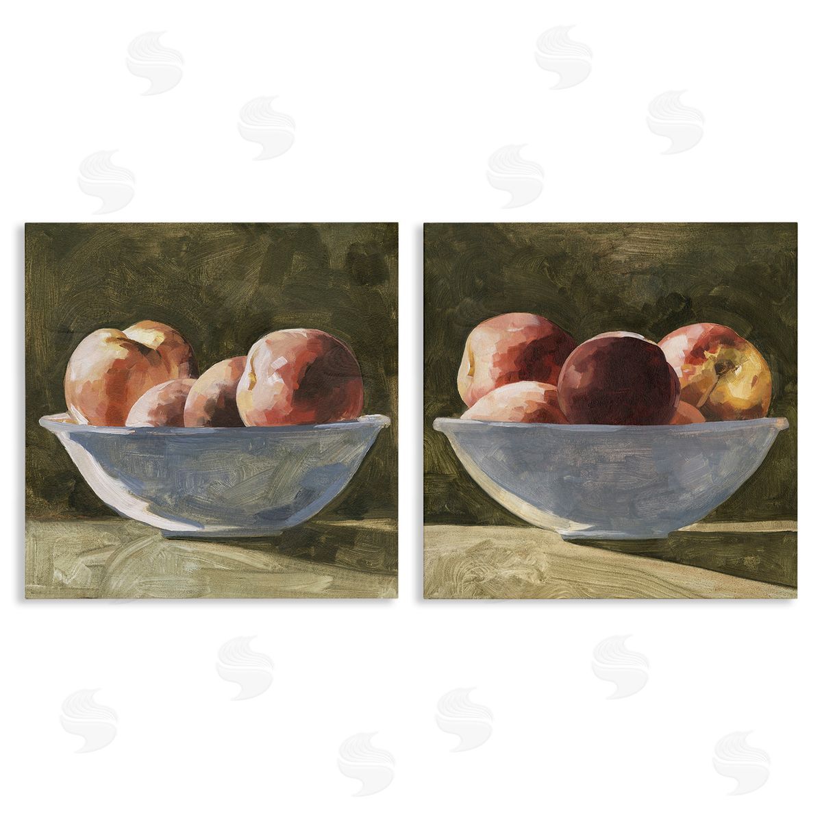 Emma Caroline Bowls of Apples Canvas Wall Art Print