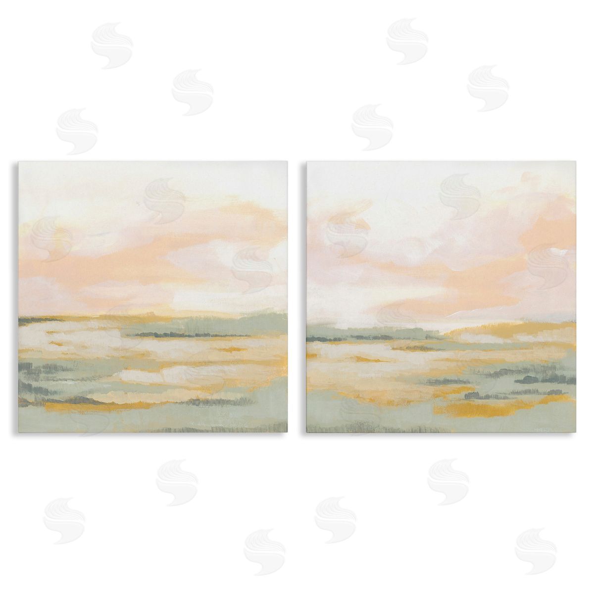 June Erica Vess Sunrise Sky Abstraction Canvas Wall Art Print