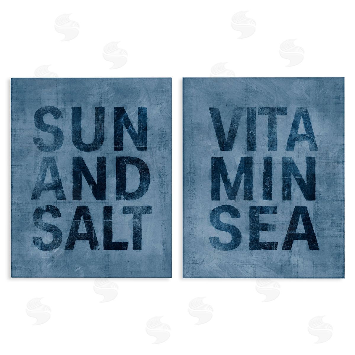 Victoria Barnes Summer Beachy Phrases Canvas Wall Art Print