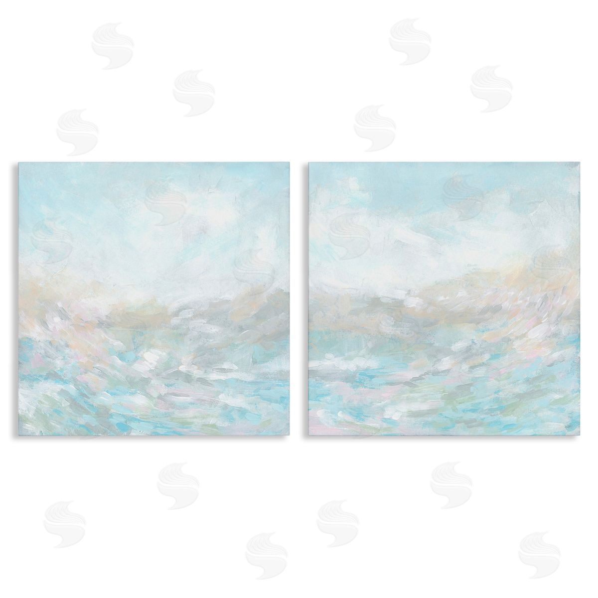June Erica Vess Abstract Fog Landscape Canvas Wall Art Print