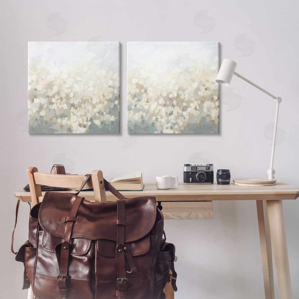 June Erica Vess Subtle Speckled Landscape Canvas Wall Art Print in Room