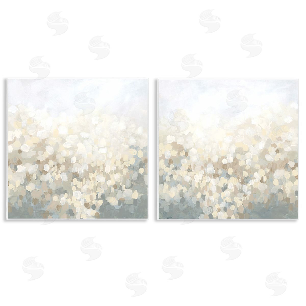 June Erica Vess Subtle Speckled Landscape Wooden Wall Plaque Art Print