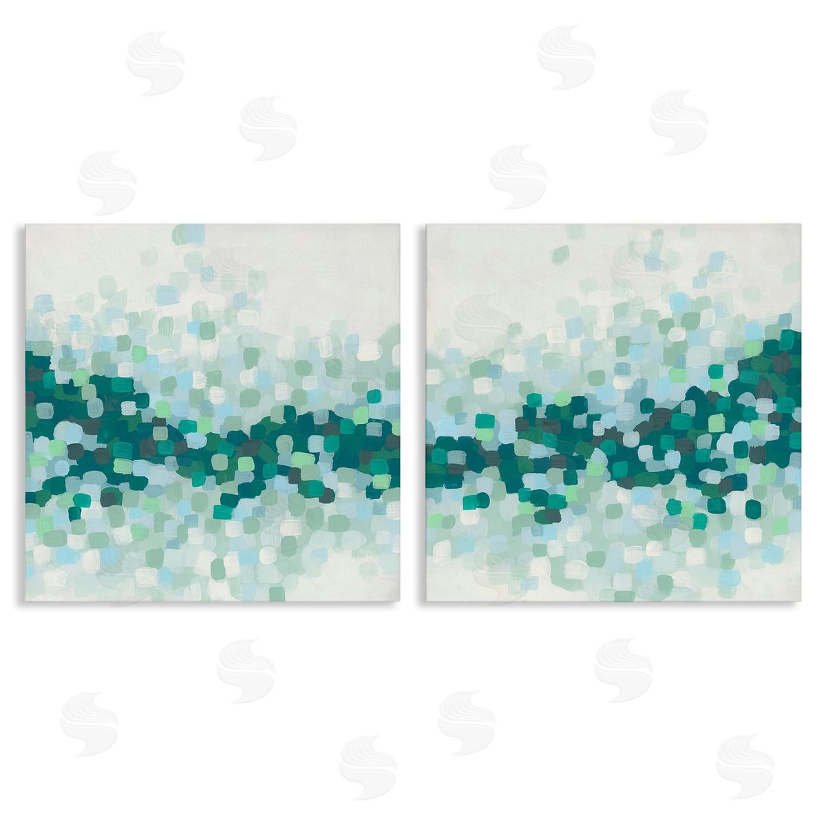 June Erica Vess Abstract Speckled Horizon Canvas Wall Art Print
