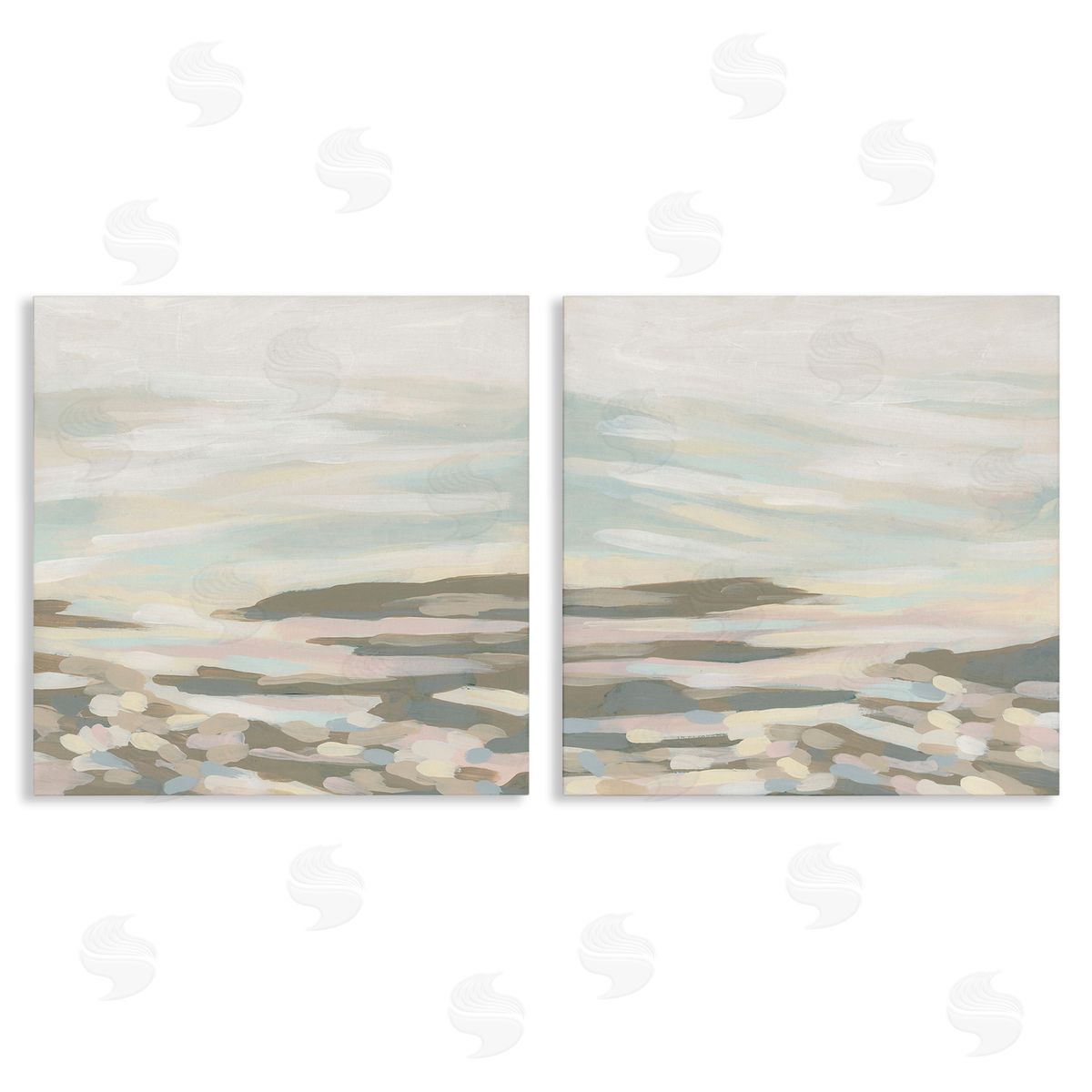 June Erica Vess Brushed Desert Landscape Canvas Wall Art Print