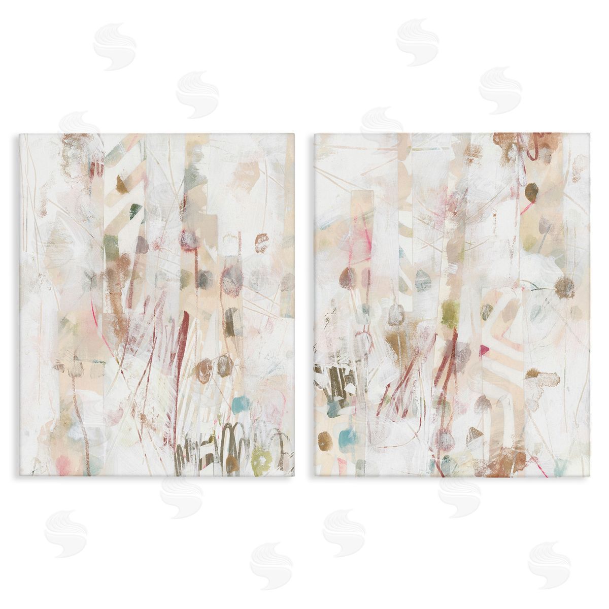 June Erica Vess Subtle Chaotic Patterns Canvas Wall Art Print