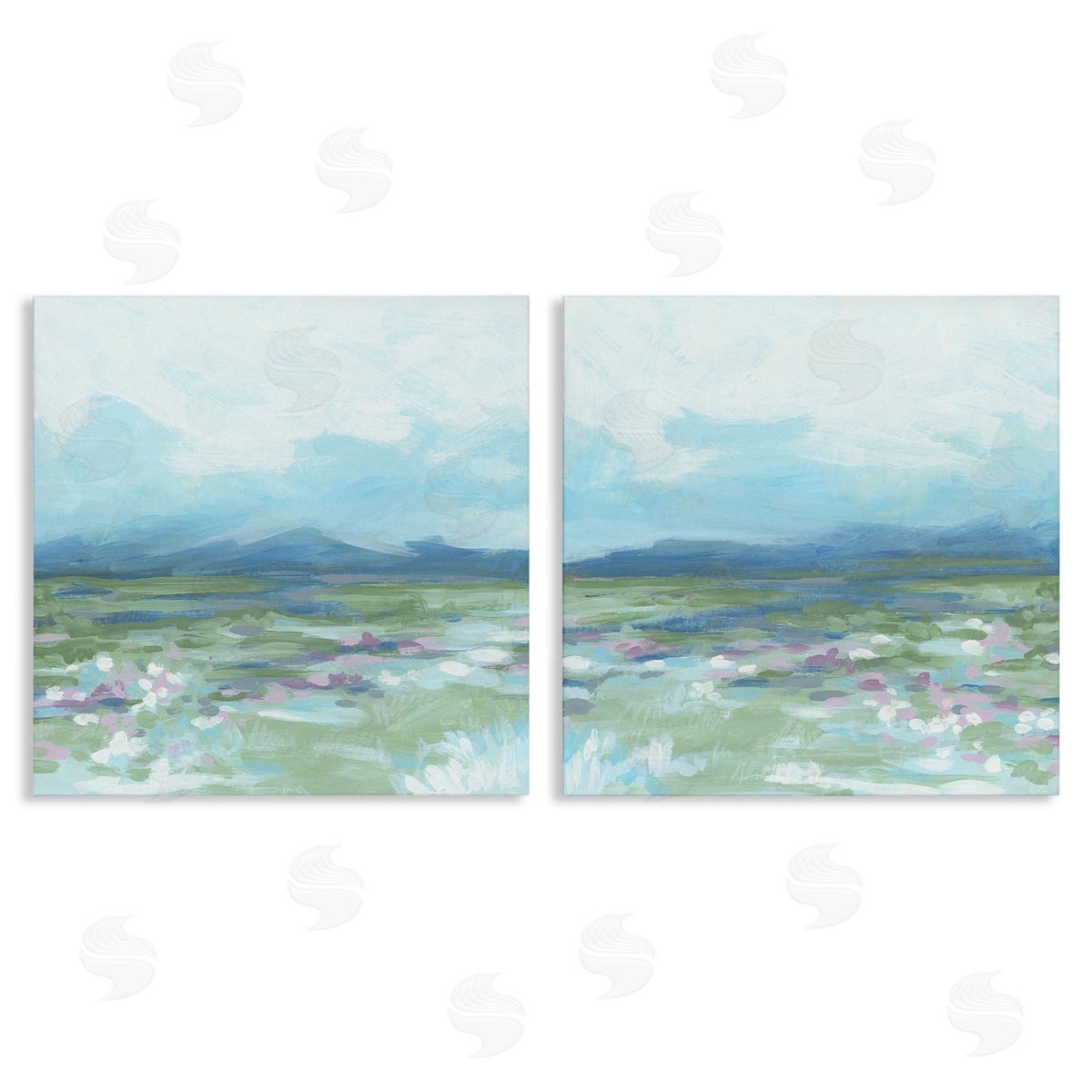 June Erica Vess Stormy Mountain Landscape Canvas Wall Art Print