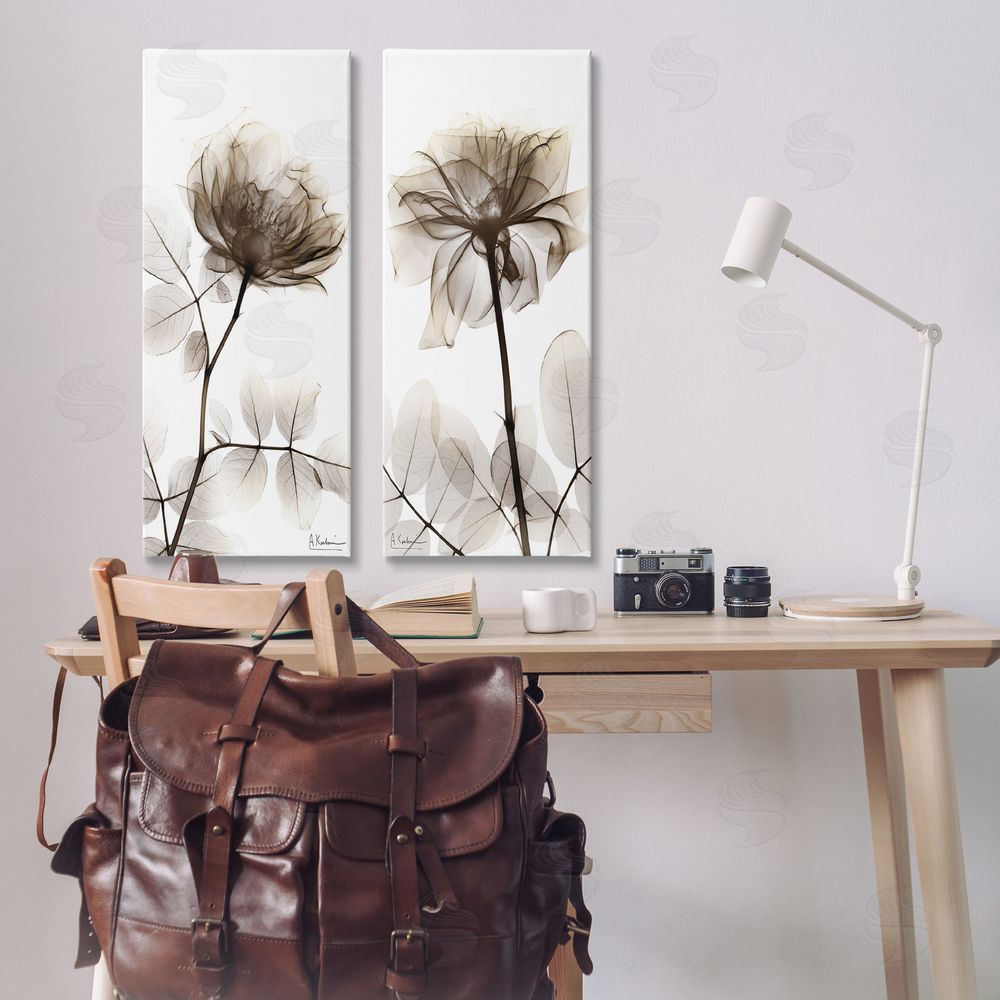 Albert Koetsier Natural Modern Blooms Canvas Wall Art Print in Room
