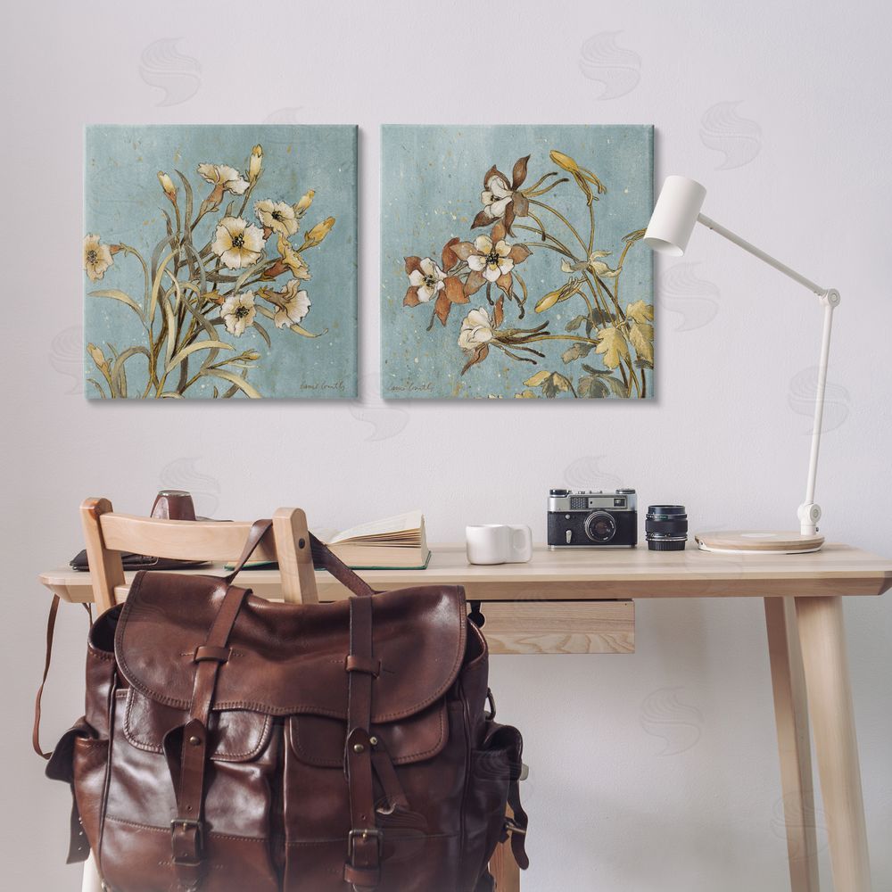 Lanie Loreth Traditional Flower Portrait Canvas Wall Art Print in Room