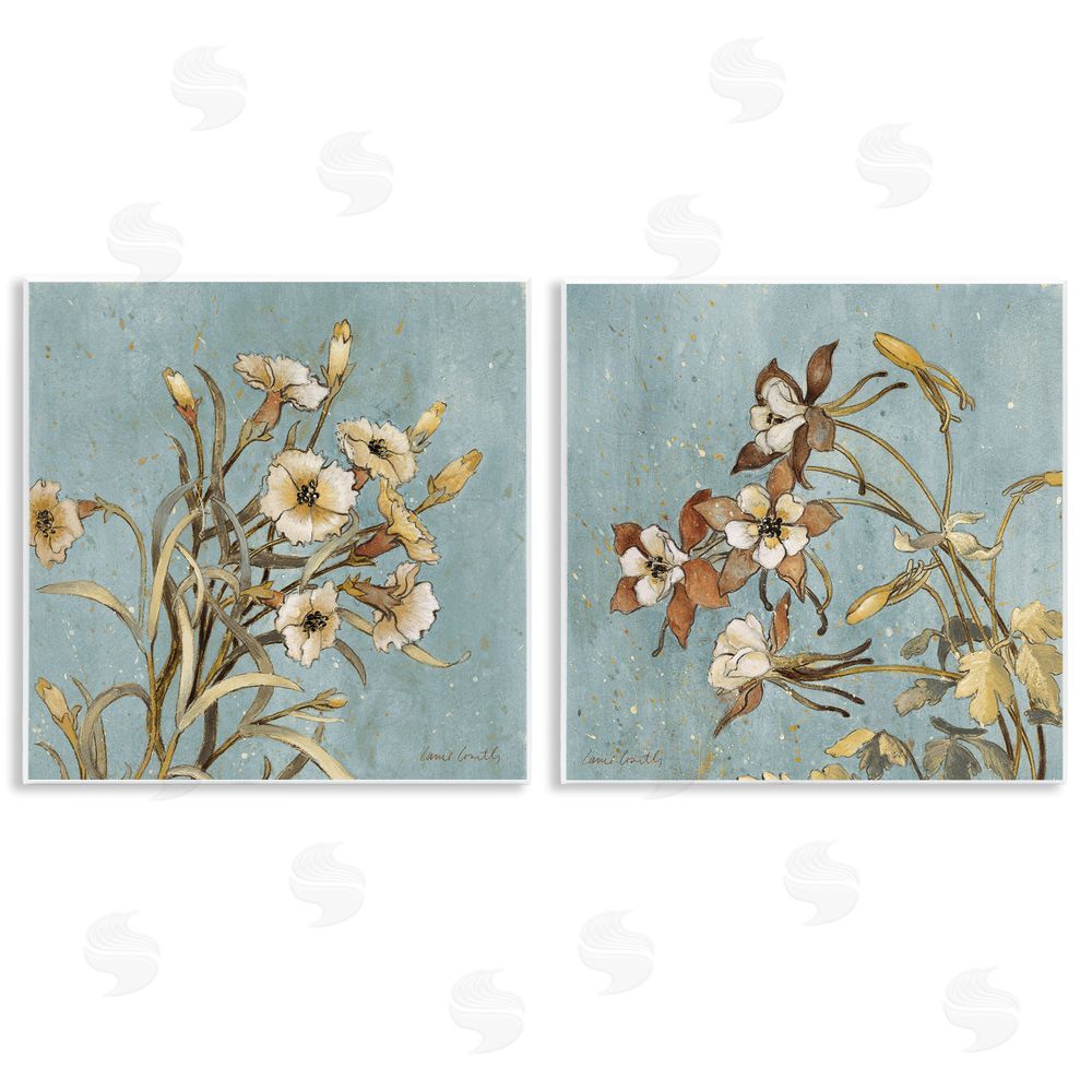 Lanie Loreth Traditional Flower Portrait Wooden Wall Plaque Art Print